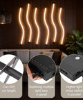 LED Recessed Lighting Kit for Slat Wall Panels, 6PCS Dimmable 3000K Warm White LED Strip Lights with Touch Switch, angled view with decorative lighting on wooden panel.