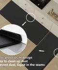 Game Changing Anti Fatigue Kitchen Mat Set With Memory Foam Runner And Sealed Dust Proof Edges For Standing Comfort In Kitchens And Offices Total Leg Relief And Built For Long Run Durability, showing dust-proof seam design.