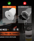 Comparison of EWKTOOL 6.5L Manual Oil Extractor Pump Fluid Evacuator and other brands for mess-free oil changes.