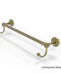 Sag Harbor 24 Inch Towel Bar With Integrated Hooks In Antique Brass Solid Brass Bathroom Hardware With Concealed Mount