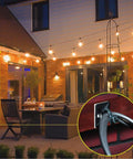 Heavy Duty Self Adhesive Zip Tie Mounts Kit Includes Eight Inch Zip Ties And Screws UV Protected Outdoor Sticky Wire Fasteners Cable Clips Anchors And Organizer Squares used for outdoor lighting.