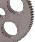 Built Like A Tank Steel Mini Lathe Spur Gear 80 Tooth close-up showing 12mm bore, 83mm outer diameter, 8mm thick design.