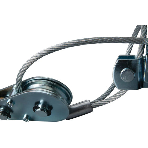 Close-up of cable and pulley system on Power Puller 4 Ton Capacity Heavy Duty Beast Cable Winch