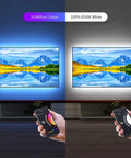 Smart USB TV Backlight Strip For Your Big Screen 82 To 95 Inch 19.4ft RGBW Color Changing Ambient LED Light With Music Sync 6500K Bias