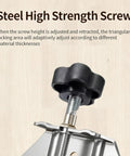 Steel high strength screw on Premium Heavy Duty Pro Grade Quick Adjust Metal Work Clamp for stable woodworking and welding.