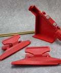 Fletching Jig With Straight Helix Clamps Adjustable Fletch Tool Feather Stick Kit For DIY Arrow Repairs And Bolt Tuning In Red