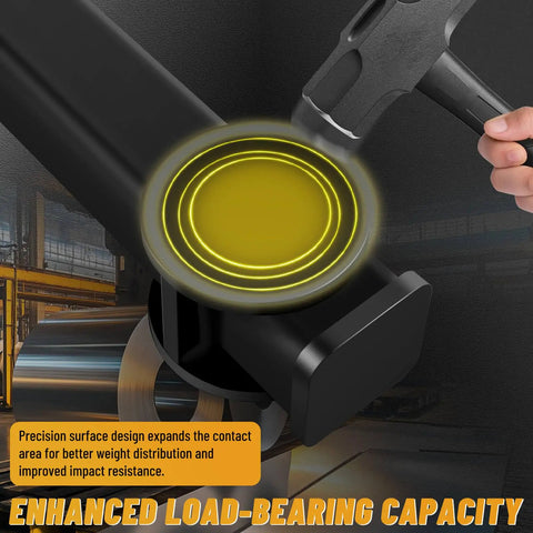 Close-up of the upgraded wheel hub and bearing removal tool kit pro grade heavy duty hub puller for 5 6 8 lug hubs with load-bearing surface.