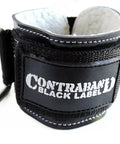 Grip Tight Adjustable Ankle Cuff And Glute Kickback Strap For Cable Machines Heavy Duty Nylon with dual metal rings.