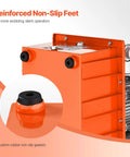VEVOR 10000 PSI hydraulic electric pump with orange metal housing and 750W copper motor