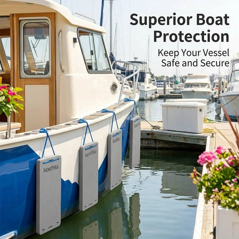 Yacht Dock Edge Protector With High Density EVA Foam Shock Absorption Cushion for boats at marina dock