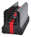 RV Sewer Hose Support With Nesting Design For Quick Setup And Easy Collapse Keeps Drainage Flowing With Rubber Band End Portable