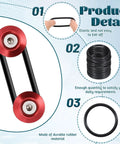 20 Piece Car Bumper Quick Release O Rings Set With Fasteners And Washers Replacement Rubber For Car Bumpers Black Sturdy