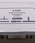 Front view of Disco Automotive 8200 vacuum connector assortment in a clear plastic storage case