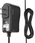 24V AC DC Adapter Replacement for KEERDA DZ012ALL240050U, 24VDC 0.5A Power Supply Charger with 6.5 Ft Cord, side view