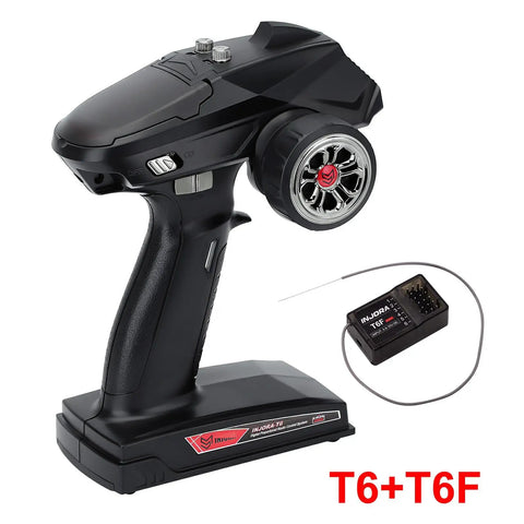 Pro Grade 2.4GHz RC Transmitter 6CH Controller And Receiver For 1 8 And 1 10 Scale RC Cars Boats Tanks Crawlers TRX4 SCX10 Upgrade Parts