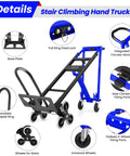 4 In 1 Hand Truck Dolly Heavy Duty Industrial Convertible With 1000 Lbs Capacity For Stair Climbing Platform Cart Flatbed