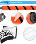 Shark Apex DuoClean Lift Away Vacuum Filter Kit with brush roll and filter details, compatible with AX950 AX951 AZ1000 AZ1001 AZ1002.
