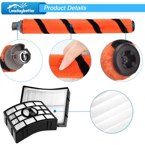 Shark Apex DuoClean Lift Away Vacuum Filter Kit with brush roll and filter details, compatible with AX950 AX951 AZ1000 AZ1001 AZ1002.