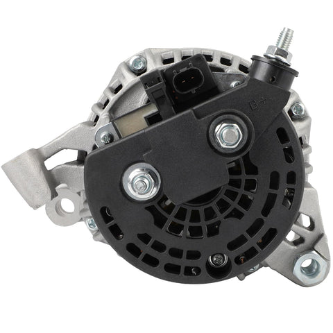 132 Amp Beefed-Up High-Output 12V Alternator For Dodge Durango 3.7L 2004, For Durango 4.7L 2003-2006, Rear View