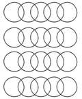 Nitrile Rubber O Rings Heavy Duty 30mm Outside Diameter 28mm Inside Diameter 1mm Cross Section 70A Durometer Sealing Gasket Pack Of 20 Built For DIY Plumbing And Hydraulic Systems Wide Temperature Range Negative Four Degrees Fahrenheit To Two Hundred, 20 black rings
