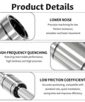 LM25UU Linear Ball Bearing 25mm ID, 40mm OD, 59mm Length, Double Sealed For 3D Printers And CNC Slides, product details infographic
