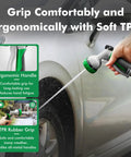 Heavy Duty Metal Garden Hose Nozzle With 7 Adjustable Spray Patterns High Pressure Hand Sprayer used on car tire