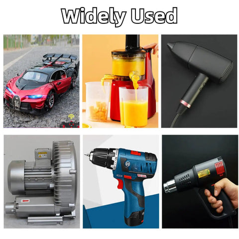Image showing various tools including Beefy Electric Gear Motor RS 550VC 7527 DC 12 To 24V Cordless Hand Drills And Power Tools.