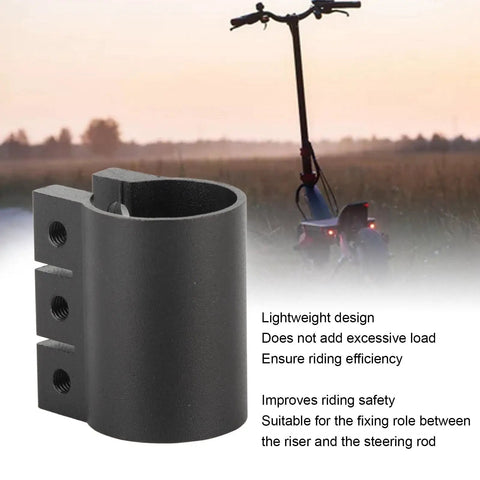 Electric Scooter Folding Clamp 10 Inch Aluminum Alloy Vertical Rod Built Tough Rugged Lock Heavy Duty Security Accessory For Electric Scooters Lightweight Durable Easy Install And Quick Lock