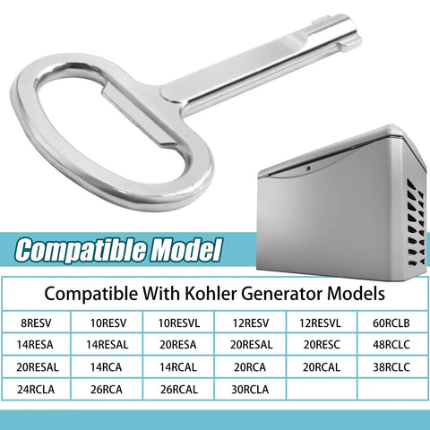 6mm Hole Enclosure Key for Switchgear Cabinets, chrome finish, next to generator model compatibility chart for industrial cabinets
