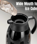 Keep Coffee Hot All Day With This Double Walled Vacuum Insulated Carafe 56 Ounce Thermal Urn With Stainless Steel Interior And BPA Free Exterior.