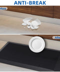 Extra Thick Anti Fatigue Kitchen Mat Nine Tenths Inch Thick Cushioned Standing Desk Mat With Memory Foam Comfort Non Slip Waterproof