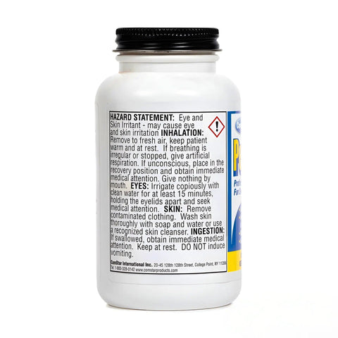 Bottle with hazard statement label for Self Cleaning Soldering Flux 8 Oz For Sweat Fittings No Fuss Non Corrosive Lead Free Paste
