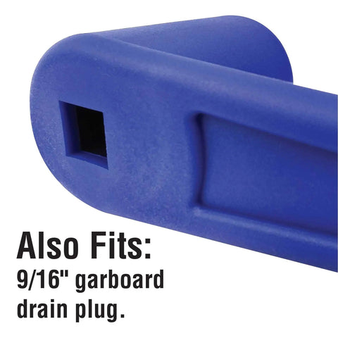 Non Corrosive Propeller Wrench For One And One Sixth Inch Nuts Includes Screw Blue Marine Tool detail, garboard plug feature