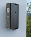 Adjustable Angle Mount For E340 Video Doorbell, 0 To 35 Degree Tilt, No Fuss Easy Install, Solid Mount, Black on Wall
