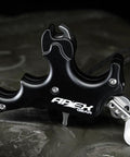 Surge 3 Finger Archery Release Aid With Grooved Finger Beds For Secure Grip, Thin Head And Jaw Cut Torque On The D Loop