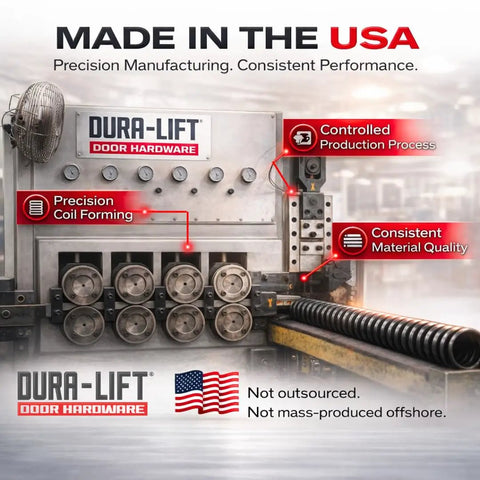 DIY Ready Garage Door Torsion Springs Set 0.234 X 2 In By 31 In Left And Right Wound American Made 15000 Cycles manufacturing process
