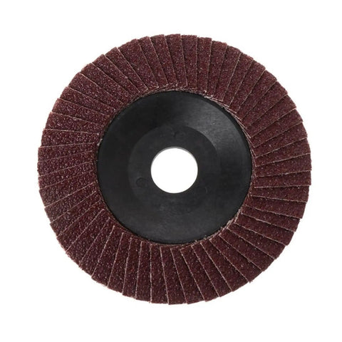 Close-up of a single disc from Six Pack 100 mm Polishing Wheel Disc Set For Grit Angle Grinder And Wood Lathe Chuck Adapter