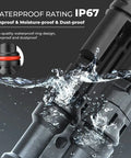 Heavy Duty Solar Y Branch Connector Kit with IP67 waterproof seal and water splashes for durability showcase.