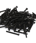 100 Pcs M3 30mm Hex Socket Button Head Cap Screws Kit Black Oxide Finish Alloy Steel 12.9 Grade 0.5mm Thread Pitch Includes 31.53mm Total Length