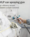High Volume Low Pressure Spray Gun Kit With Three Included Nozzles Size 1.4 1.7 And 2.0 Millimeters For Auto Painting And Home Projects Delivers A Smoother Finish That Is A Total Game Changer in use.