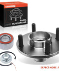 Front Wheel Bearing And Hub Kit For Ford Focus 2000 2011 4 Lug Direct Fit Replacement With High Load Capacity Sealed Bearings