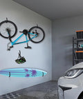 Bike on 10 Pack Garage Bike Hooks, Heavy Duty Wall Mount And Ceiling Hooks For Vertical Bike Storage, free up floor space