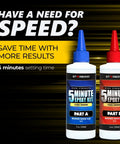 8 Oz Epoxy Pro Kit 5 Minute Fast Set Flexible Toughened Glue With 2600 Lb Shear Strength for metal, plastic, wood, ceramic, and glass