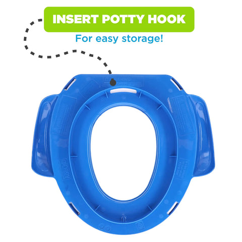 Toddler Potty Training Seat With Comfy Cushion And Sure Grip Handles Easy Cleanup Fits Regular Toilets Bpa Free Kid Approved Zero Drama Smooth Operator For Children