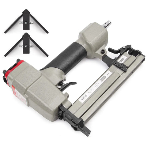 Pneumatic Picture Frame Nailer One Quarter Inch to Five Eighths Inch V Nailer for Wood Frames Framing Tool With Bottom Loading