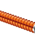 Close-up of Laser Speed Light Ice Screw With Integrated Crank, ultralight aluminum body, 13 cm, ideal for quick ice placements.