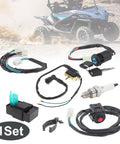 Ride Ready Gy6 50cc To 160cc Ignition Wire Harness Kit With CDI Box, Ignition Coil, Spark Plug, Kill Switch And Key Switch, ATVs