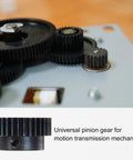 Mod 1 Pinion Gear 32 Teeth 6mm Bore Hardened Steel for RC Cars Trucks and Buggy Gear Drive with surface detail.