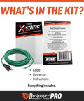 X Static Grounding Kit For Cyclone Dust Collectors And Shop Vacuums Anti Static Ground Wire And Grounding Plug For Wet Dry Vacuums