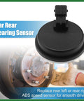 Rear Hub ABS Speed Sensor Cap For 2019 To 2023 Kia Forte 2018 To 2020 Hyundai Elantra GT 2019 To 2020 Hyundai Veloster 2017 To 2020 Hyundai Ioniq Electric OE 58980F0000 Left Right Black Long Lasting